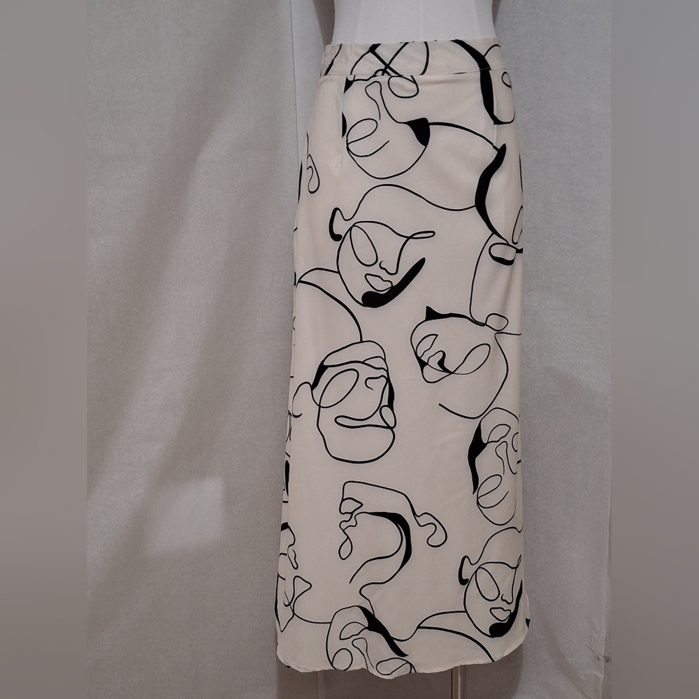 New, SHEIN M, 30" MIDI SKIRT